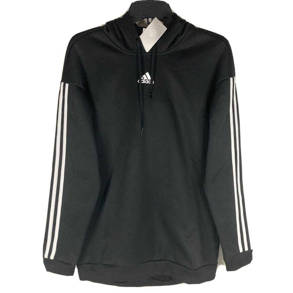 Women's Adidas Gear Up Hoody Sweatshirt Small NWT $60 Black / White